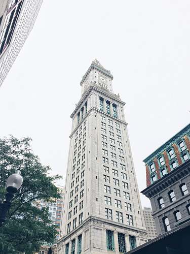 architecture grey high-rise buildings tower