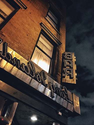 brick Long Island bar facade urban