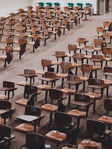 furniture empty chairs wood