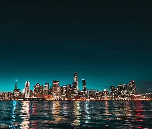 urban skyline photo of sea and buildings san francisco