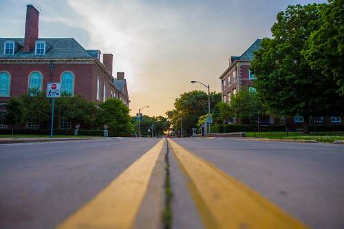 road worm's-eye view of road university of illinois at urbana-champaign