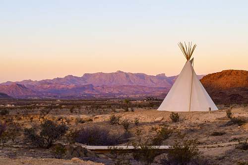 terlingua tippee tent at the Grand Canyon tent