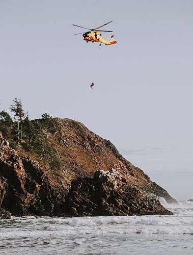 vehicle white helicopter on flight aircraft