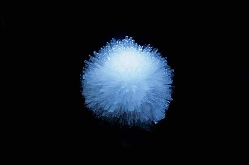 fireworks crystal mineral night