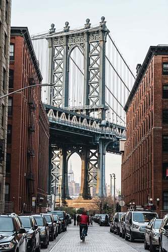 person architectural photography of brown building automobile