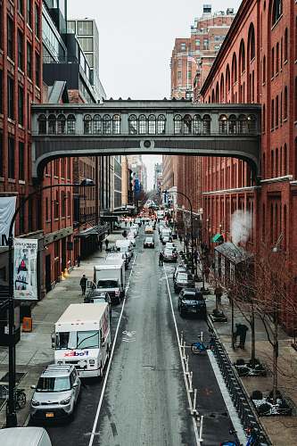 city cars on road urban