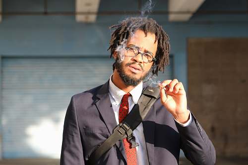 person man smoking cigarette people