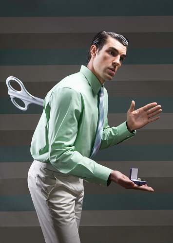 person man wearing suit jacket clockwork toy people