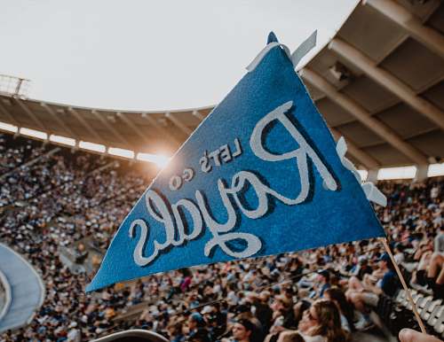 person royals flaglets crowd