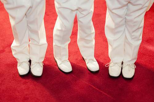 fashion three persons standing premiere