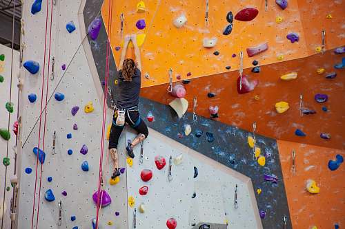 person woman climbing on outdoors people