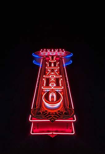 neon red and blue 808 Ihaho storefront 807 w idaho st