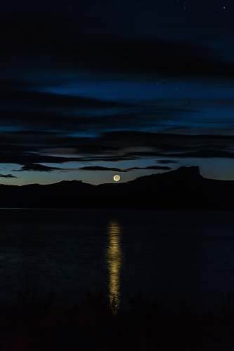 sky silhouette of mountains during nighttime flaming gorge national recreation area