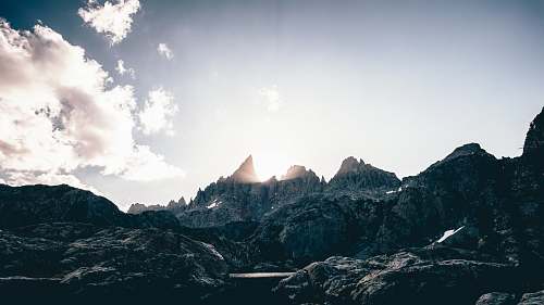snow landscape photography of mountains nature