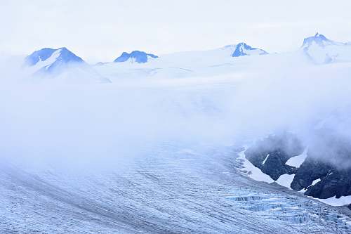 snow ocean waves photography glacier
