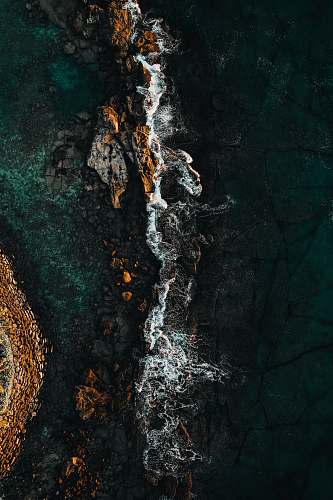 wallpaper aerial photography of body of water during daytime art