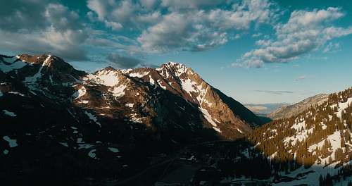 mountain brown mountain mountain range