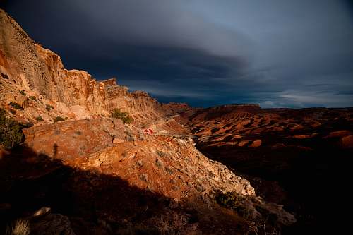 canyon brown mountains valley
