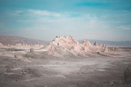 mountain castle sand trona pinnacles