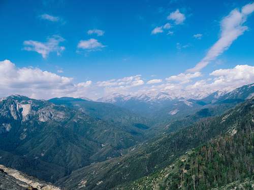 mountain green mountain in aerial photography mountain range