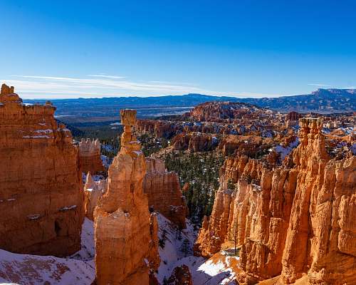 outdoors landscape photo of mountains during daytime mountain
