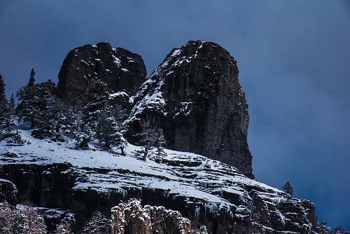 outdoors landscape photo of snow mountain mountain