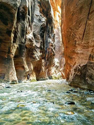 outdoors river and rock mountain