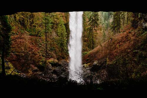 outdoors time lapse photo of waterfalls river
