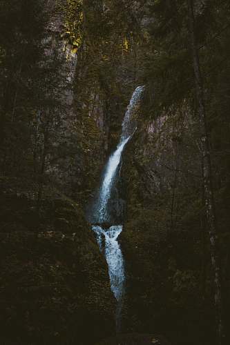 water view of waterfall river