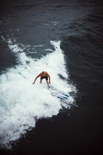 sport person surfboarding on waves surfing