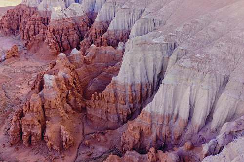 nature brown rocky mountain in high-angle photo mountain