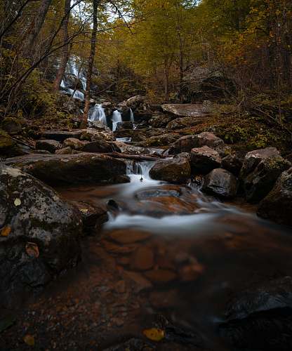 creek time lapse photo of flowing river at daytime stream