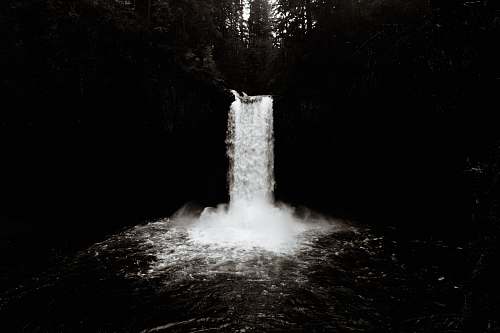 water waterfalls during day river