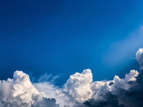 nature white clouds under blue sky azure sky