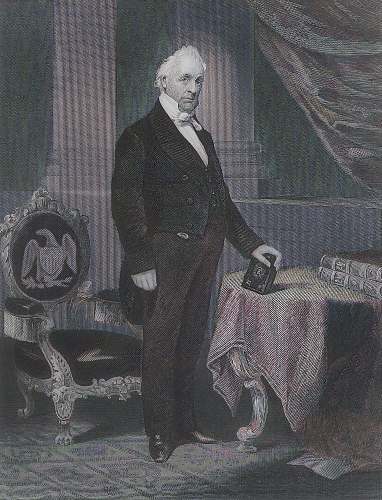 human President James Buchanan grey