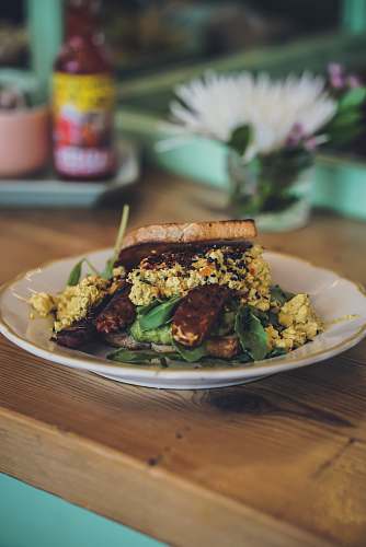 food egg sandwich on plate sandwich