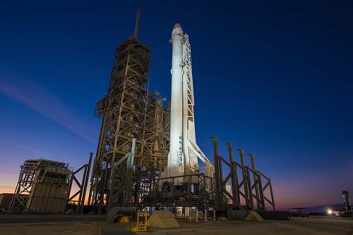 tower space shuttle during nighttime kennedy space center
