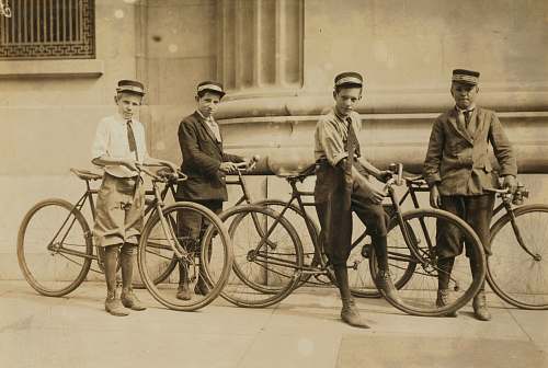bicycle Group of Western Union Messengers in Norfolk, Va. bike