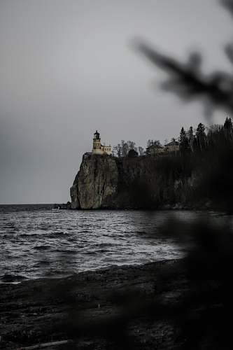 sea castle near body of water ocean