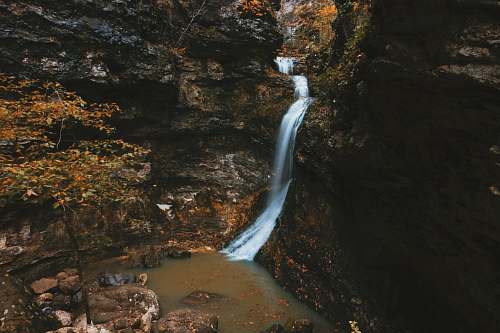 nature landscape photography of waterfalls outdoors