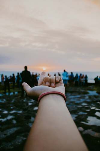person right person's hand human
