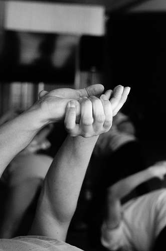 finger left and right human hands human
