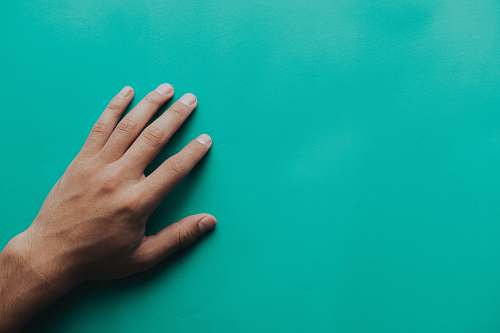 human person showing right hand person