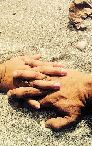 hands man and woman holding each others hand love