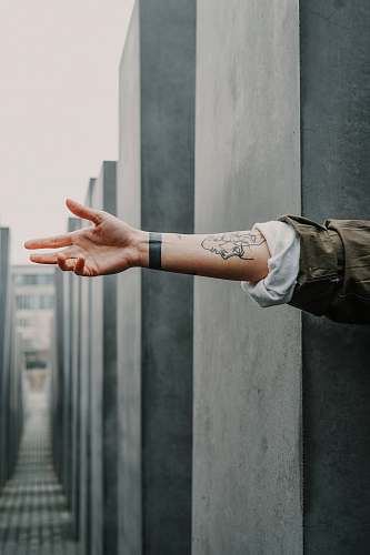 skin person showing arm tattoo arm