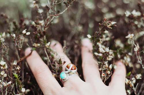 person jeweled bypass ring ring