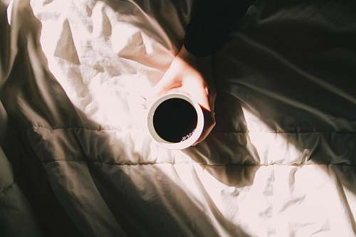 coffee white ceramic mug sunlight