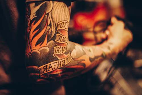 tattoo men's arm tattoo clothing