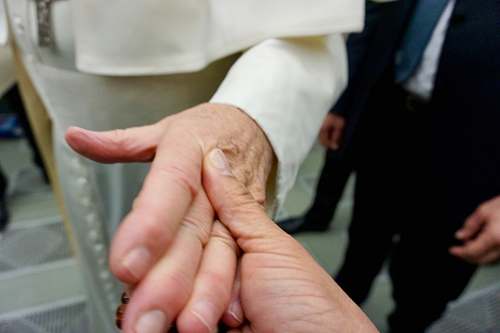 human person holding hand hand