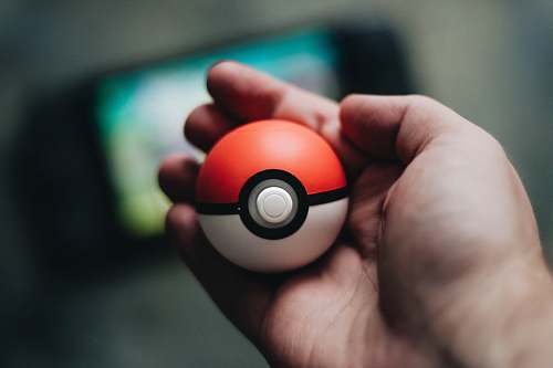 human Pokemon Pokeball toy finger